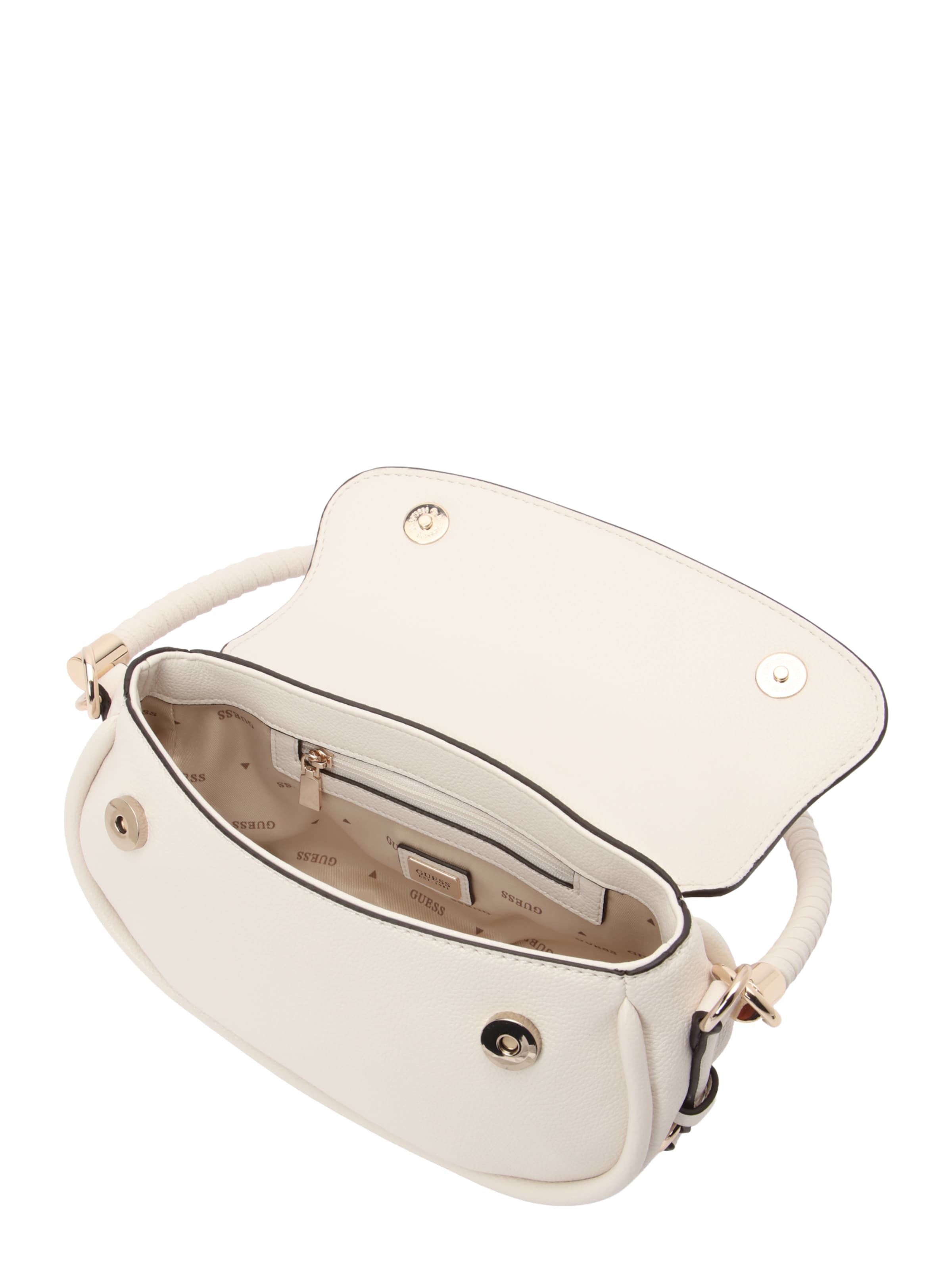 GUESS - Mala de ombro 'Danya' em branco