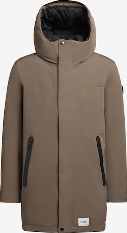 Cappotto invernale di khujo in grigio: frontale