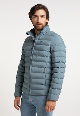 Schmuddelwedda Winterjacke in Blau: predná strana