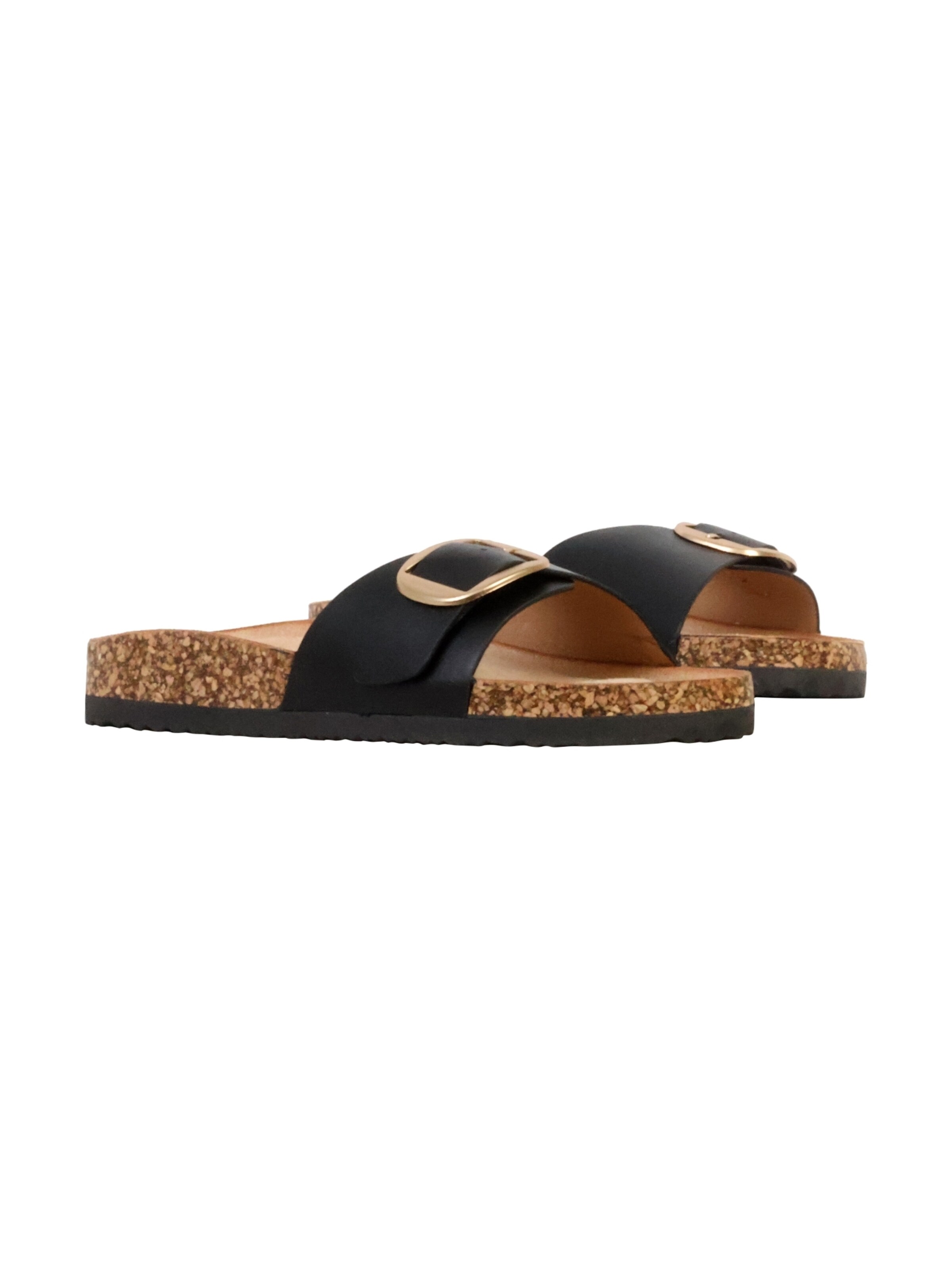 POTI PATI - Zapatos abiertos 'Supermodische Pantoletten zum Hineinschlüpfen' en negro