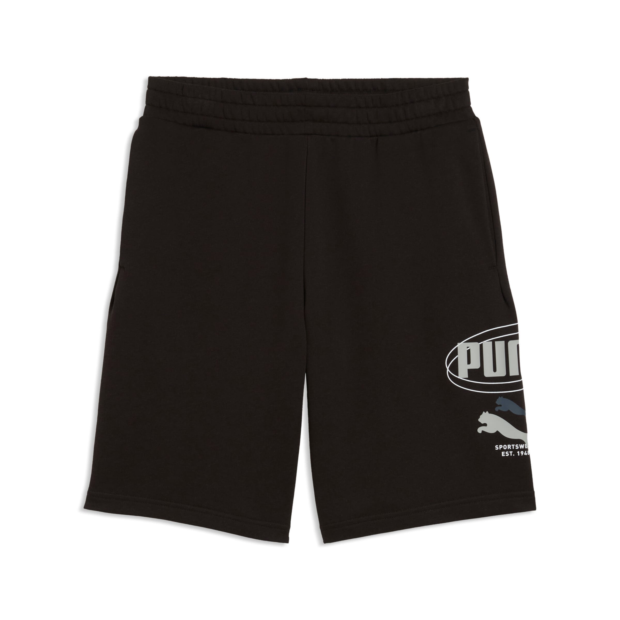 PUMA Workout Pants in Black: front