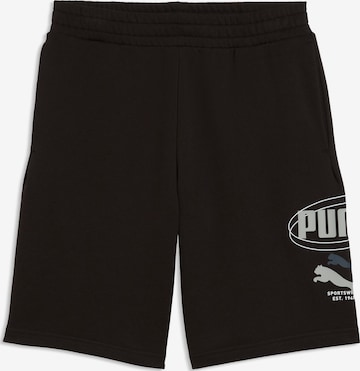 PUMA Workout Pants in Black: front