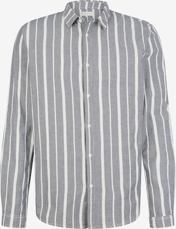 TOM TAILOR DENIM Regular fit Overhemd in Grijs: voorkant
