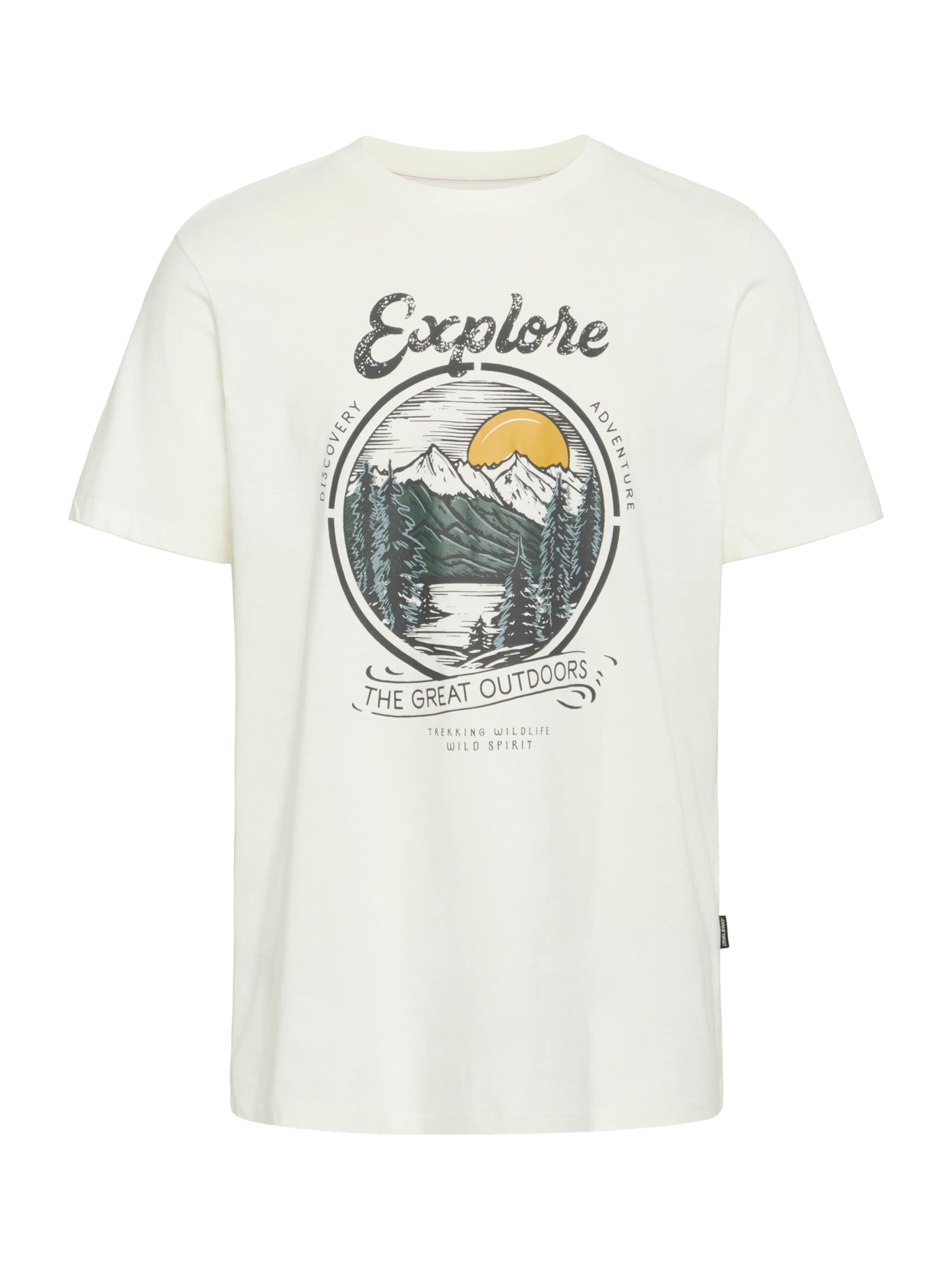 BLEND Тениска 'BHKEVO' в бяло: отпред