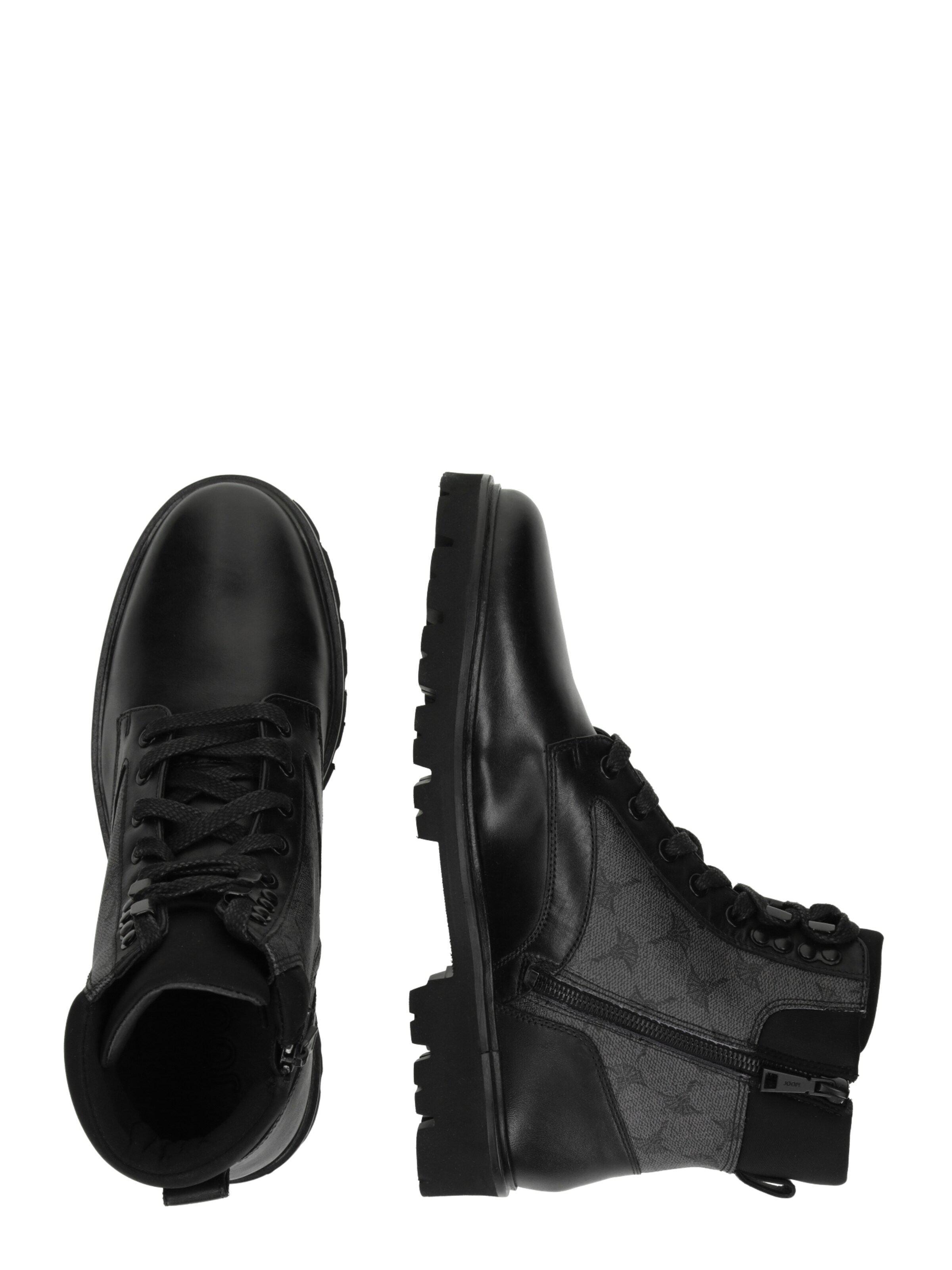 JOOP! - Botas con cordones 'Mazzolino Misto Hektor' en negro