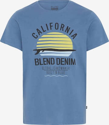 BLEND - Camisa 'Califo' em azul: frente