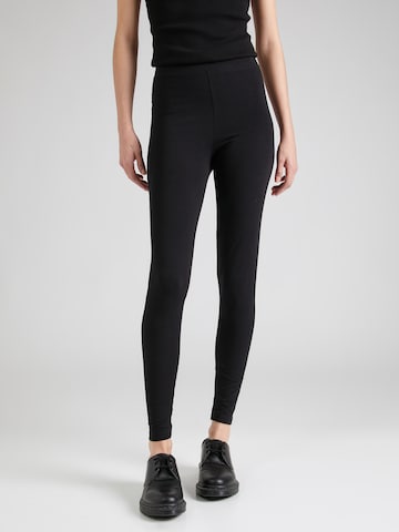 Marks & Spencer Skinny Leggings in Black: front