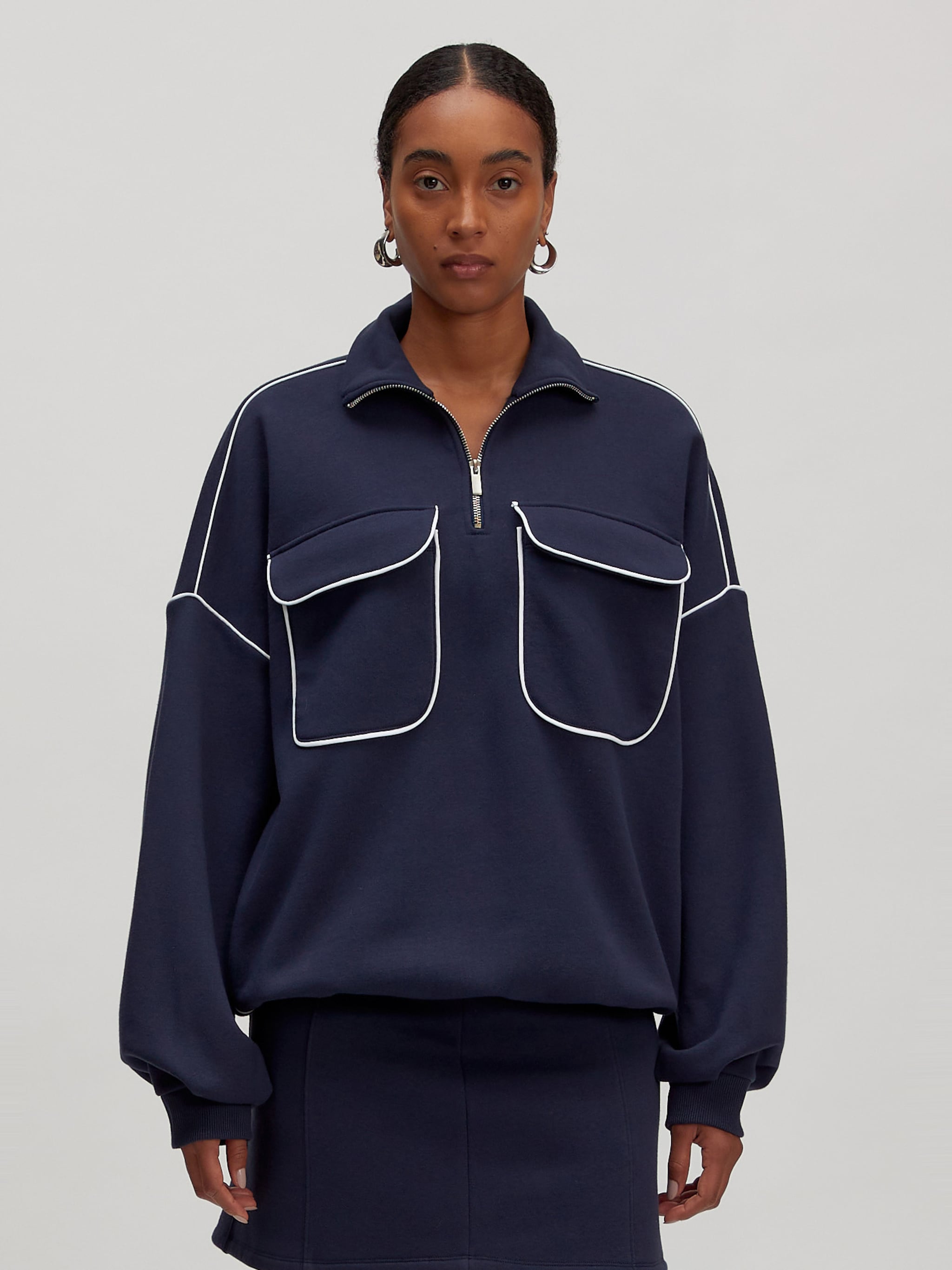 EDITED Producten Sweatshirt 'Imani' Blauw