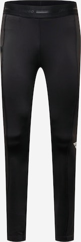 Skinny Pantaloni 'Deeflaty' di HUGO Red in nero: frontale