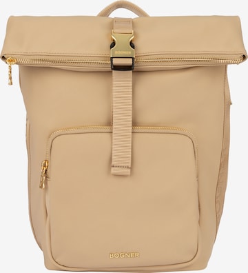 BOGNER Backpack 'Klosters Neve Eike' in Beige: front