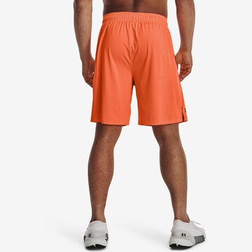 UNDER ARMOUR Regular Athletic Pants 'Tech Vent' in Orange