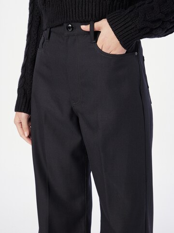 Wide Leg Pantalon à plis 'Deck' G-Star RAW en noir