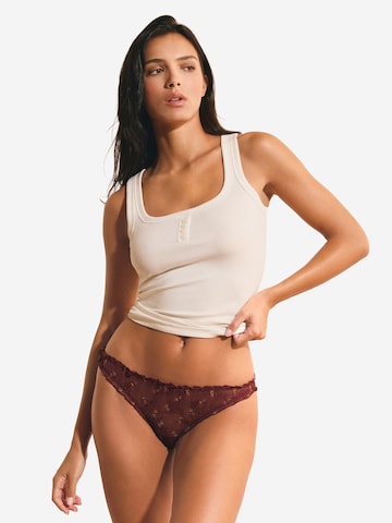 Slip 'Lovely' di ETAM in marrone