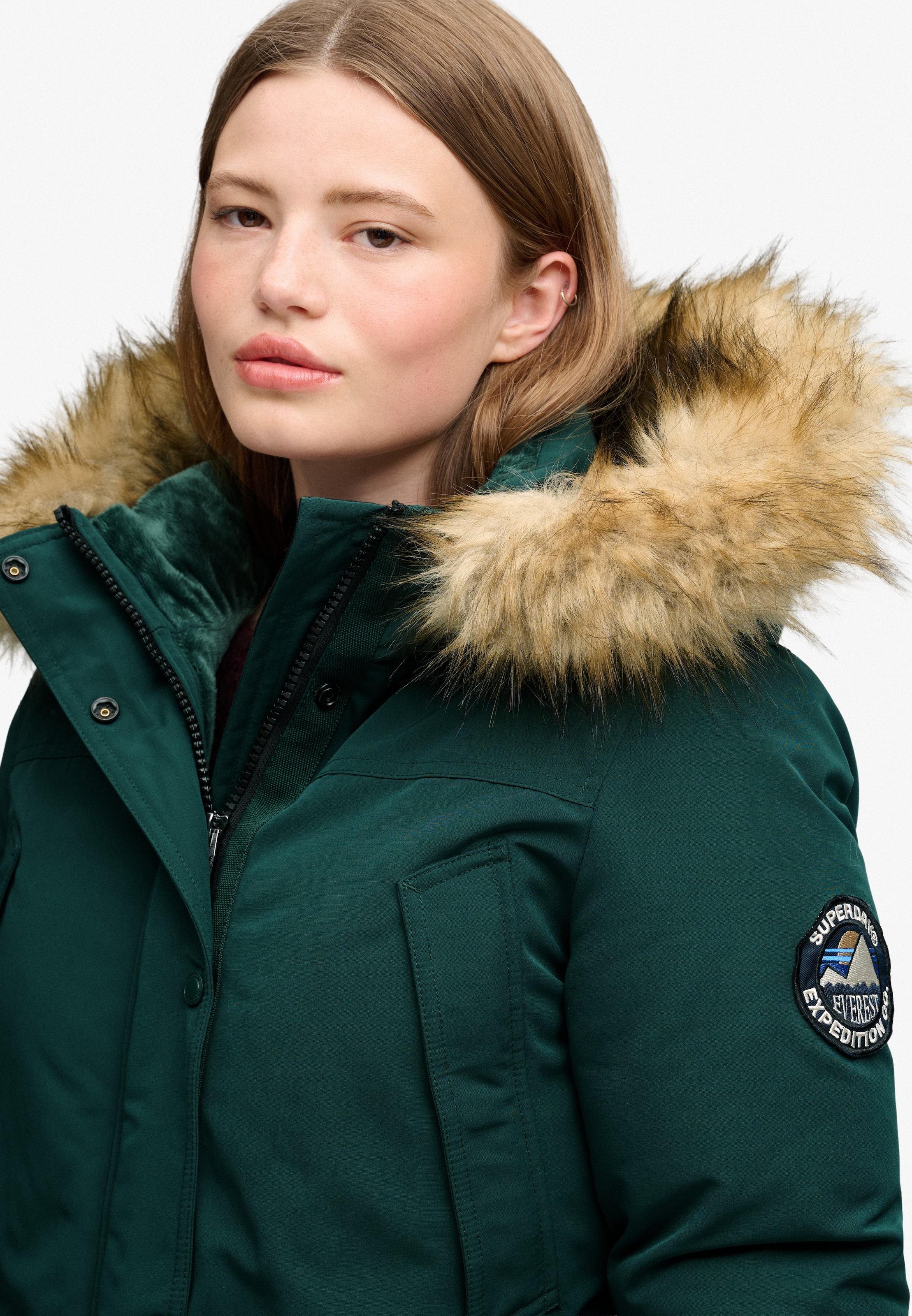 Superdry & Co Winterparka 'Everest' in Groen