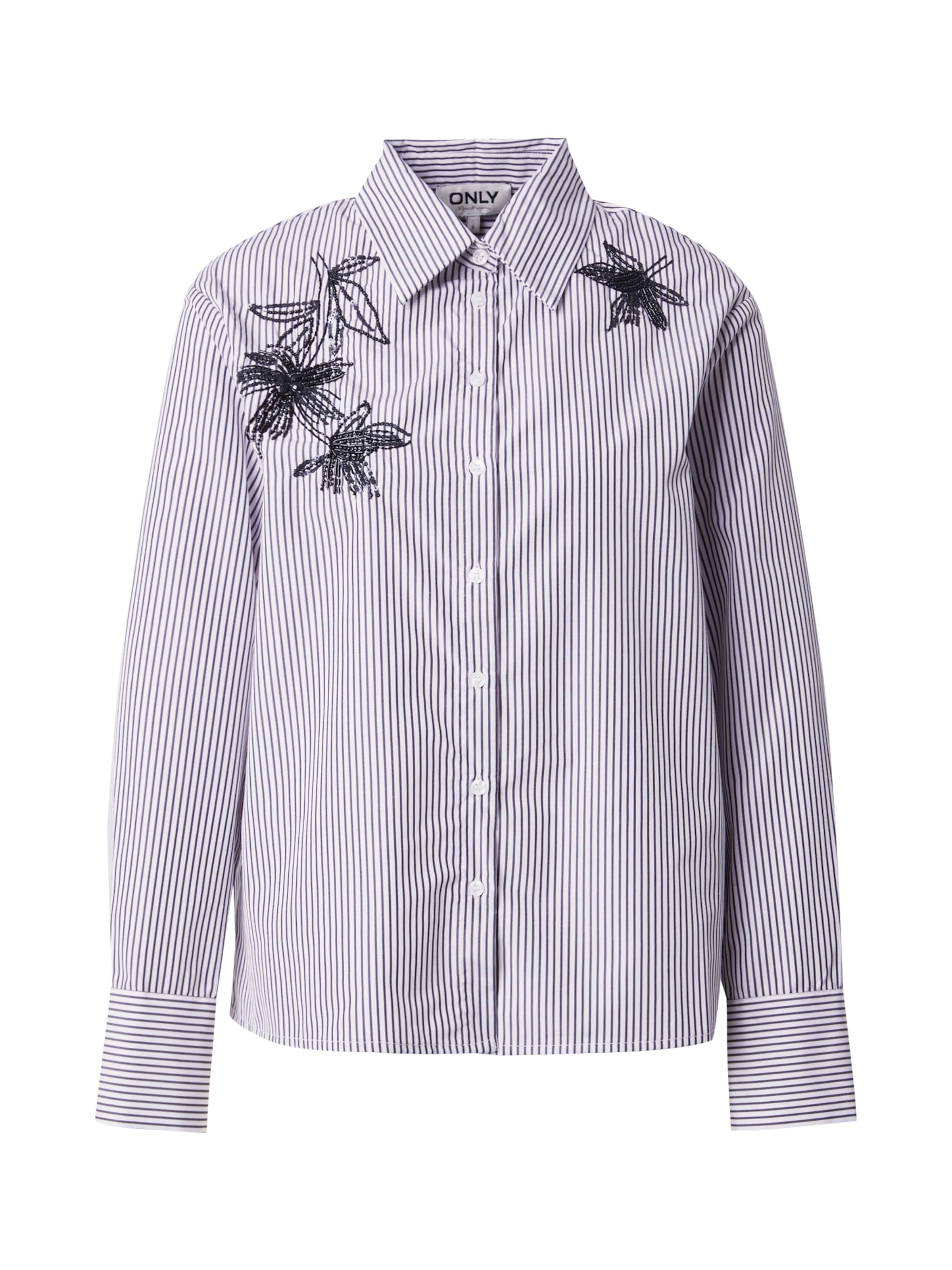 ONLY Blus 'ONLEVI' i vit: framsida