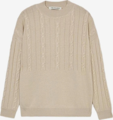 Pull-over Trussardi en beige : devant
