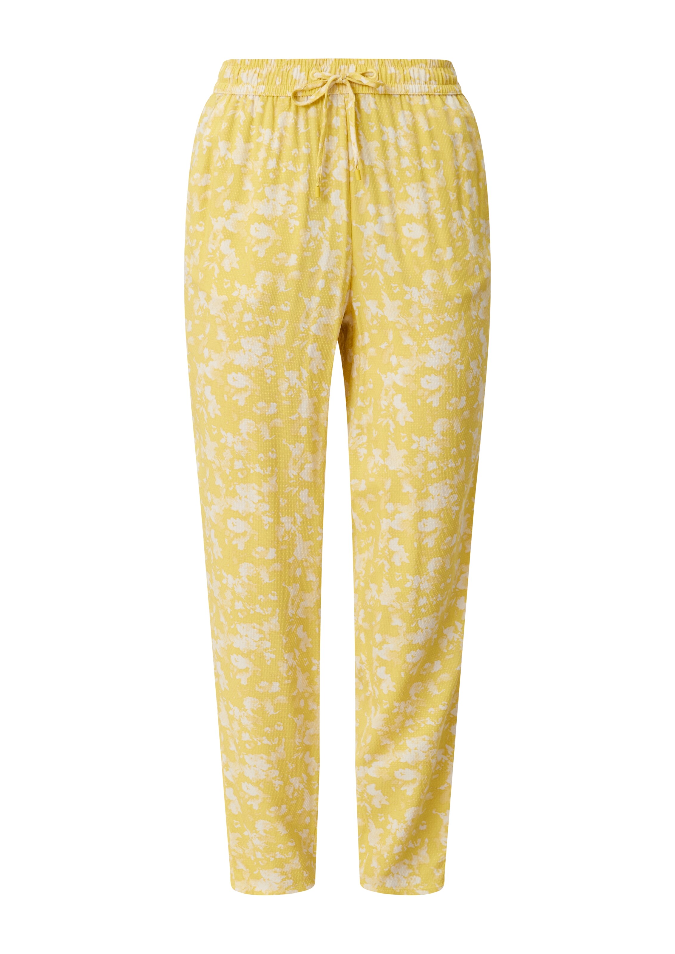 s.Oliver Tapered Pants in Yellow: front