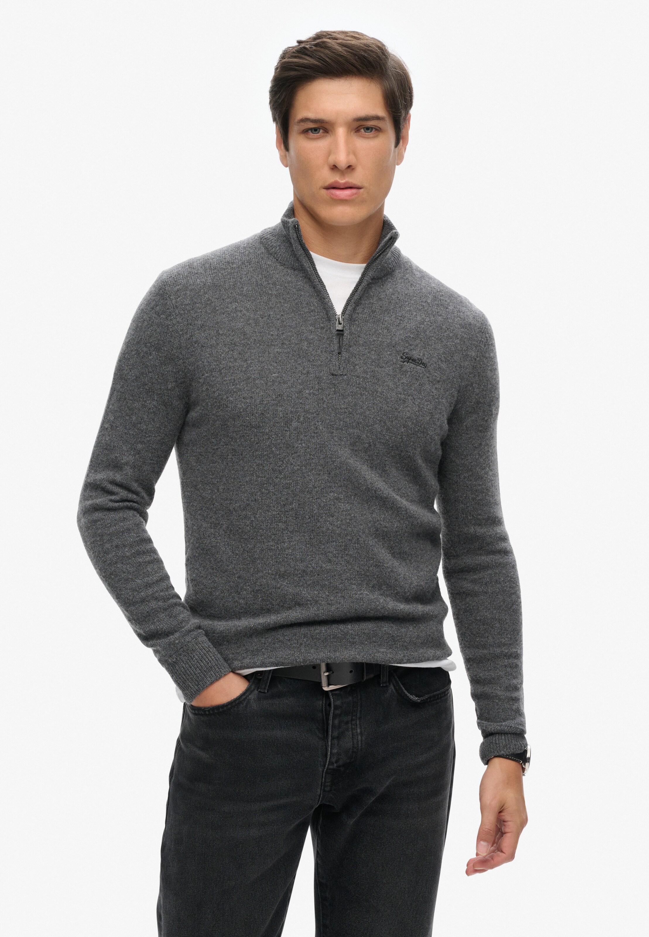 Superdry Sweater 'Essential' in Grey