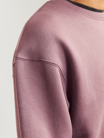 JACK & JONES Sweatshirt 'JJESTAR' i lilla