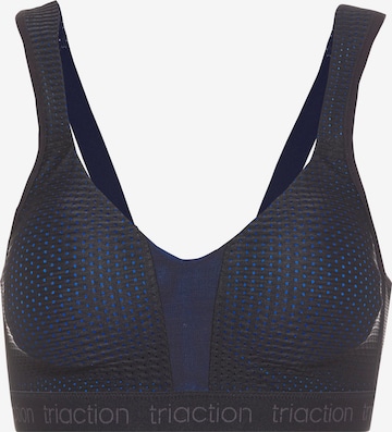 TRIUMPH Bralette Sports Bra in Black: front