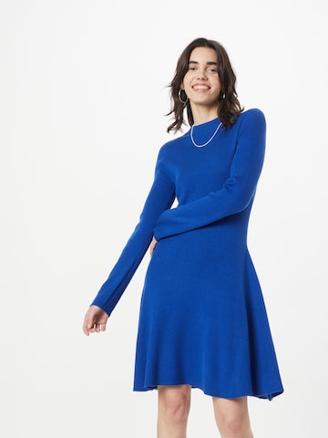 Lindex Gebreide jurk 'Lia' in Blauw: voorkant