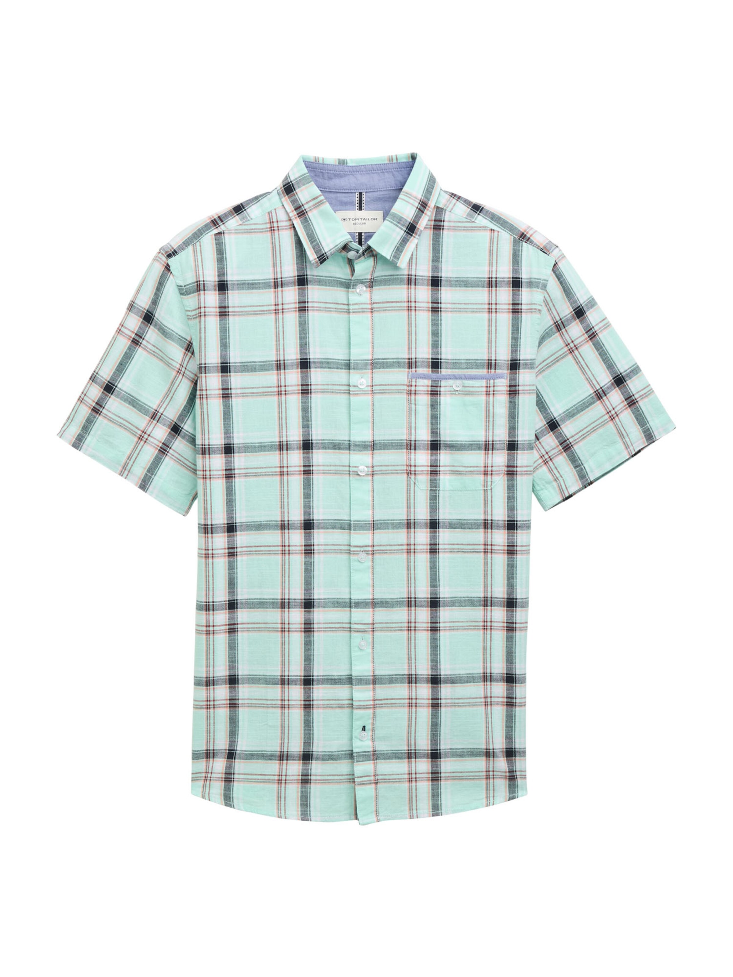 TOM TAILOR Риза в зелено: отпред