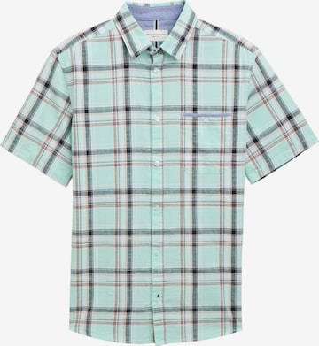 TOM TAILOR Košeľa - Zelená: predná strana