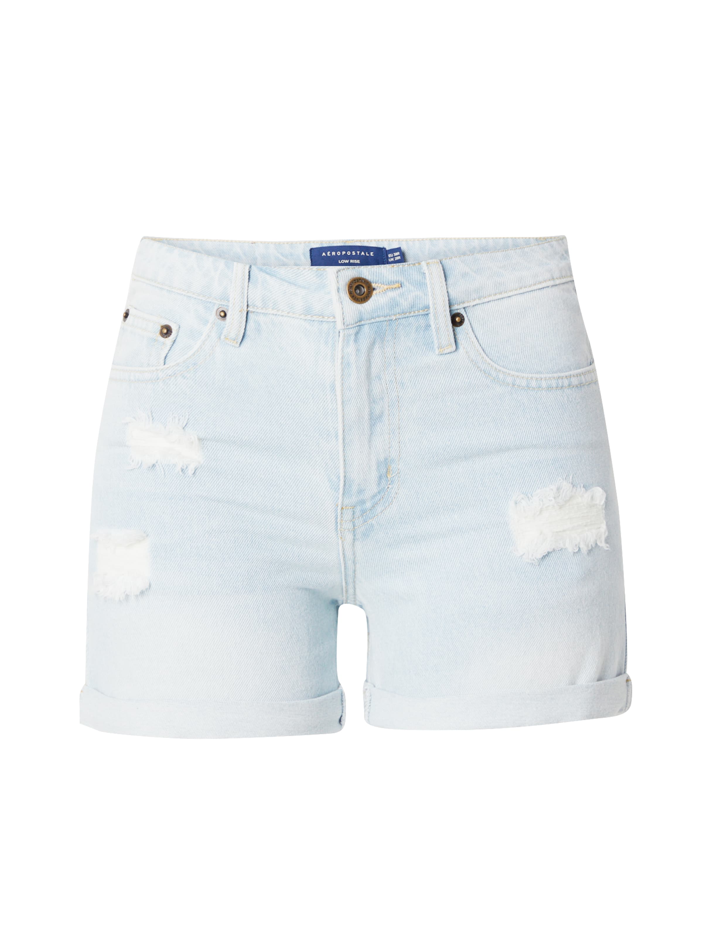 AÉROPOSTALE Liibuv Teksapüksid, värv sinine: eest vaates