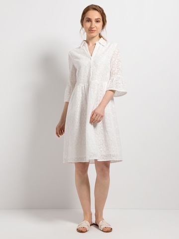 MORE & MORE Shirt Dress in White