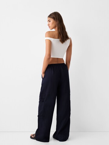 Bershka Loosefit Kapsáče – černá