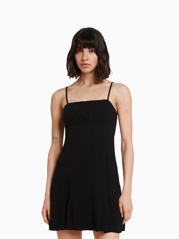 Bershka Summer Dress in Black: front