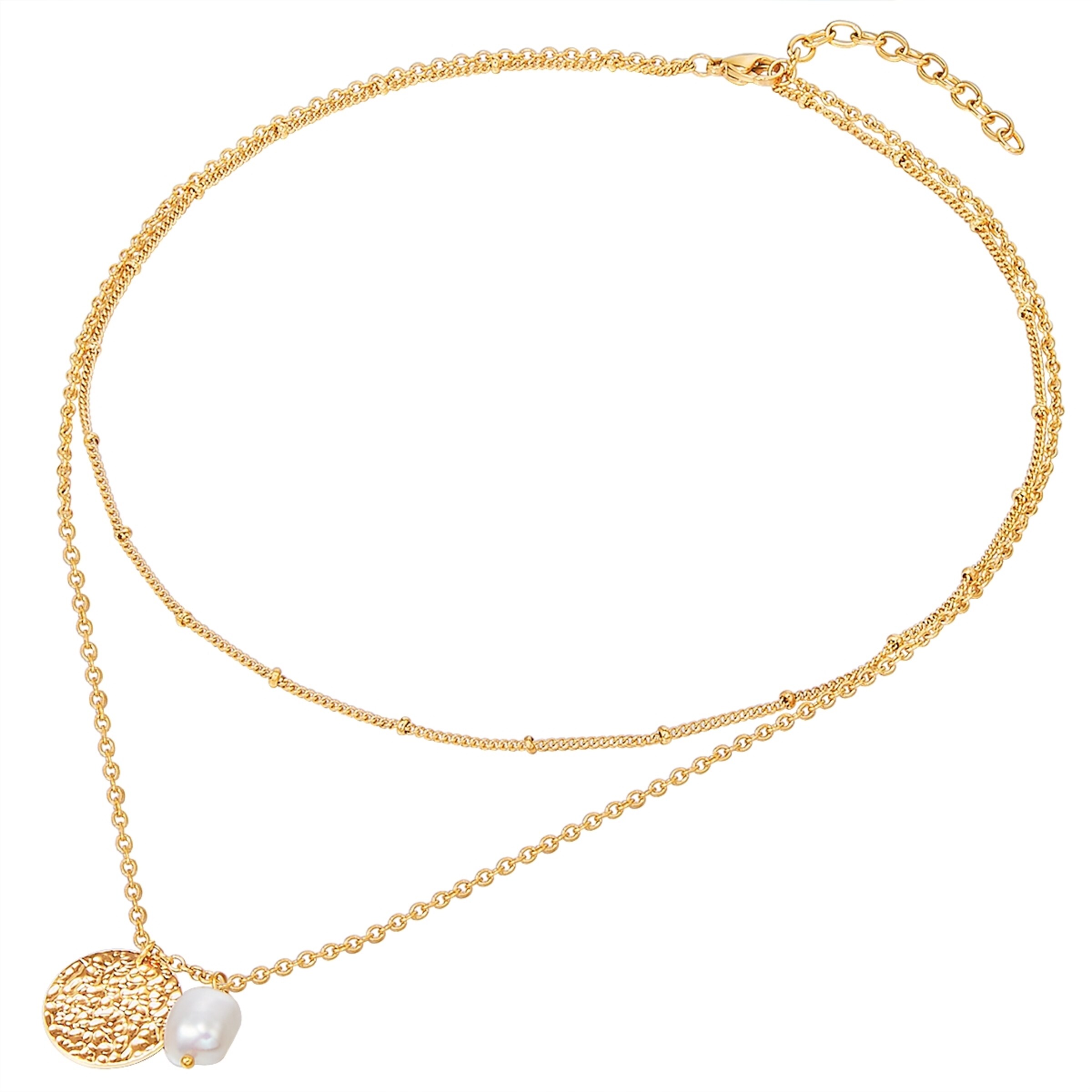 Valero Pearls Ketting in Goud: voorkant