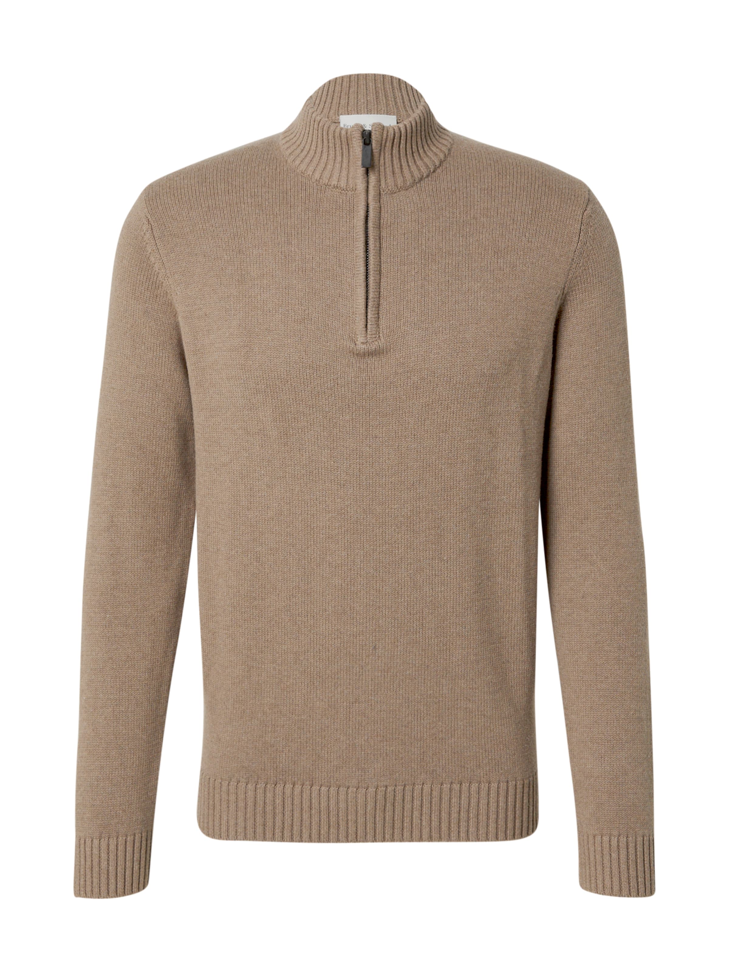 Pull-over 'Stian' Bruun & Stengade en marron : devant