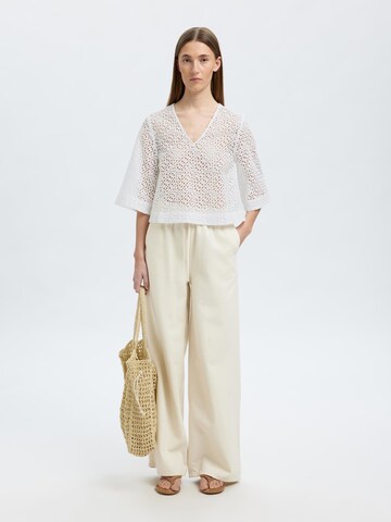 SELECTED Blouse in White