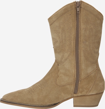 ABOUT YOU Bootie 'Mathilde' in Brown