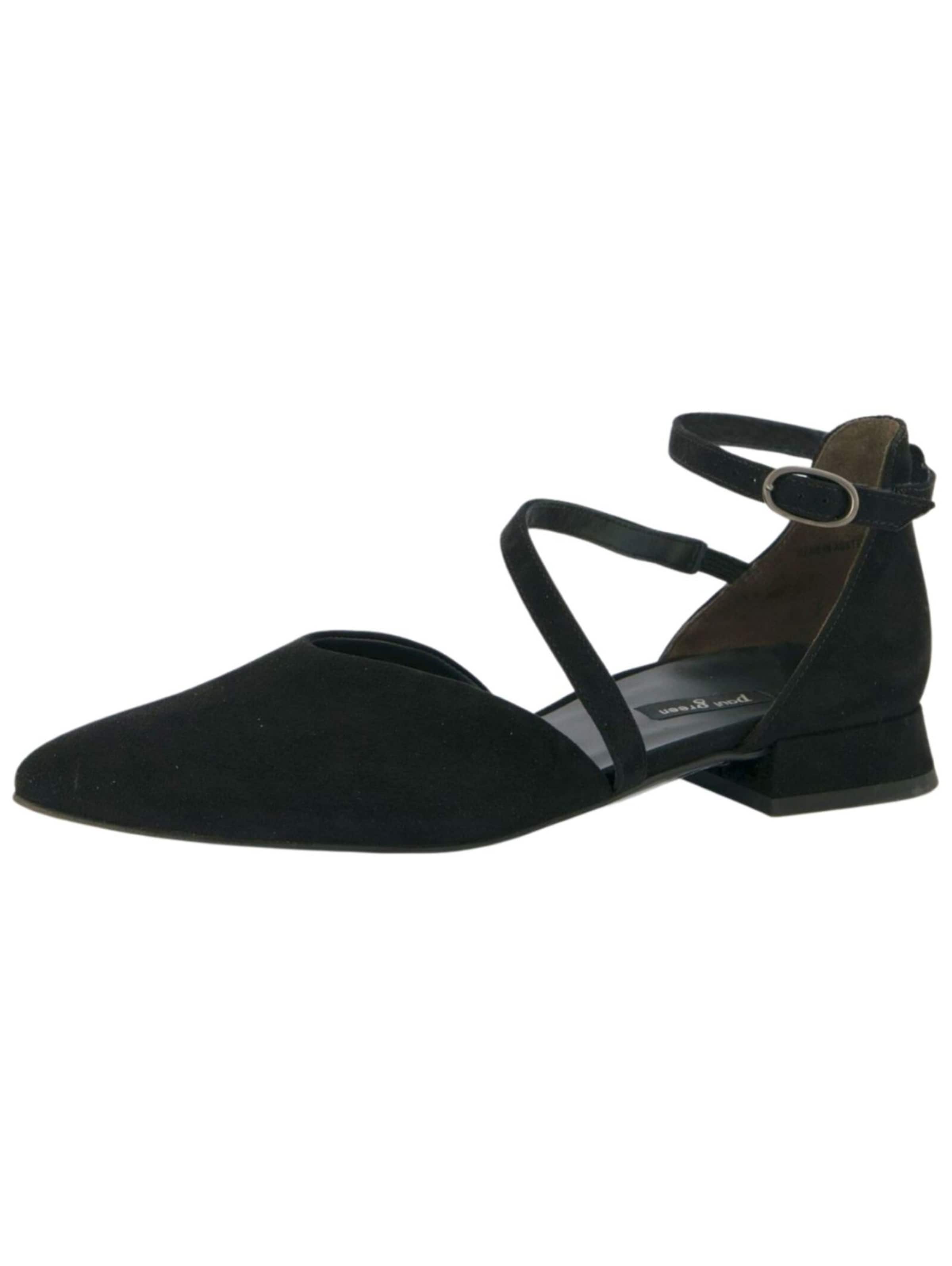 Ballerina con cinturino di Paul Green in nero: frontale