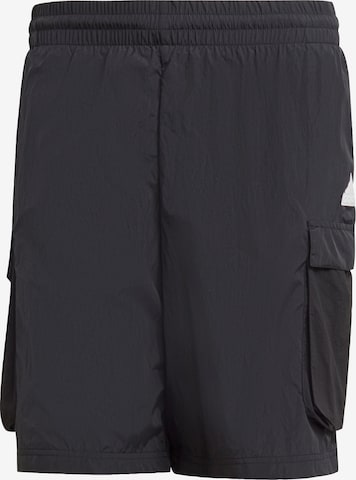 ADIDAS SPORTSWEAR Loose fit Sports trousers 'City Escape' in Black: front