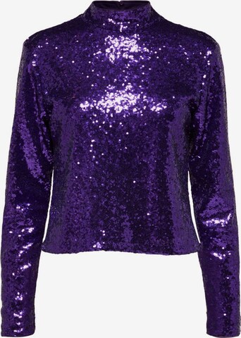 SELECTED FEMME Top in Purple: front
