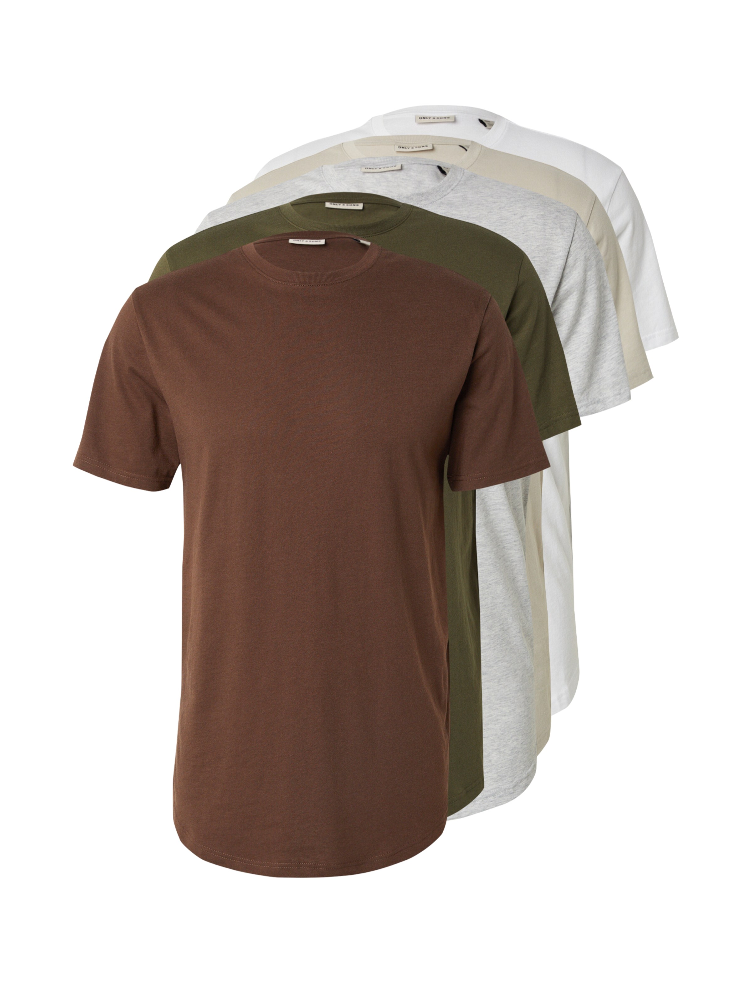 Only & Sons Shirt 'ONSJEFF' in Beige: front