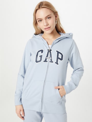 Veste de survêtement GAP en bleu : devant