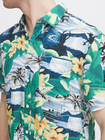 BLEND Regular fit Button Up Shirt in Green