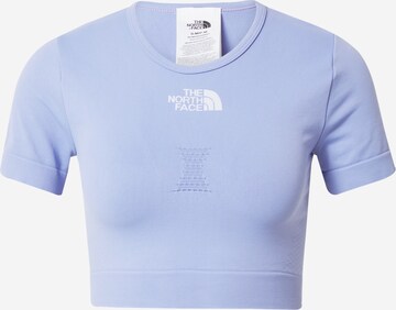 T-shirt fonctionnel THE NORTH FACE en violet : devant