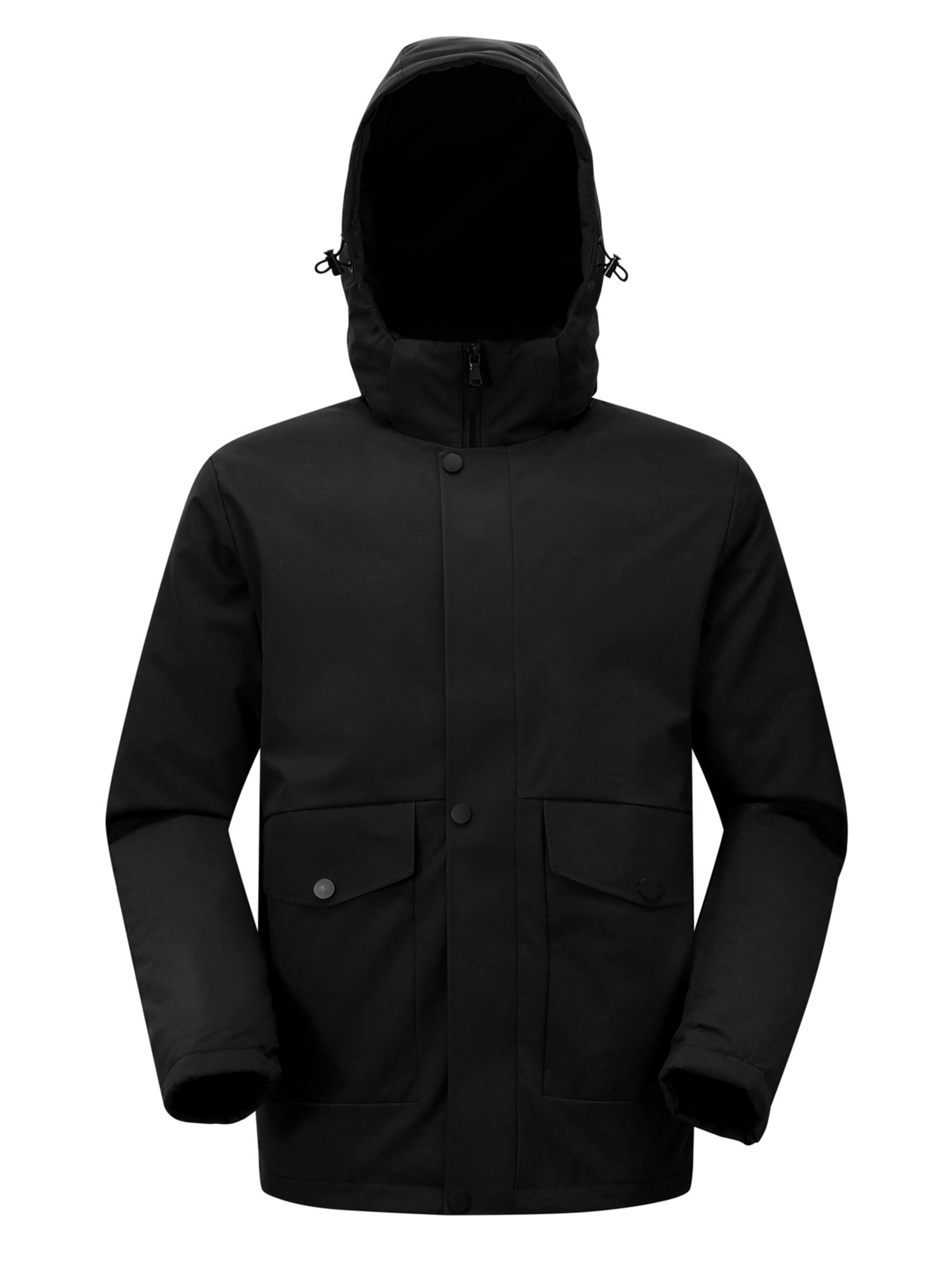 YOUTHUP Winter Jacket 'Kuschel' in S in Black, Item view