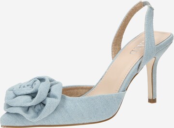 Raid Slingpumps 'AAMNA' in Blauw: voorkant