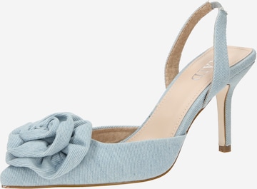 Raid Slingback pumps 'AAMNA' i blå: framsida