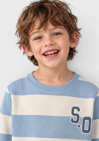 s.Oliver Sweatshirt in Blauw: voorkant