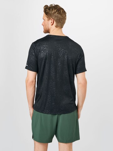 NIKE Performance Shirt 'Miler Run Division' in Black