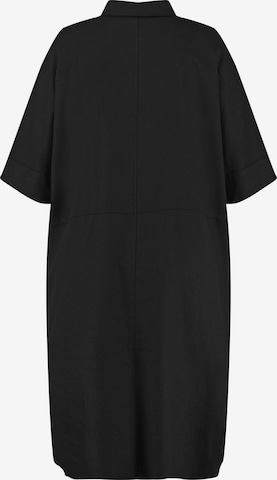 SAMOON - Vestido camisero en negro
