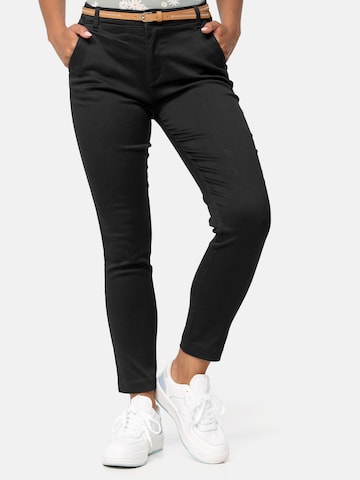 Orsay Chino trousers in Black: front