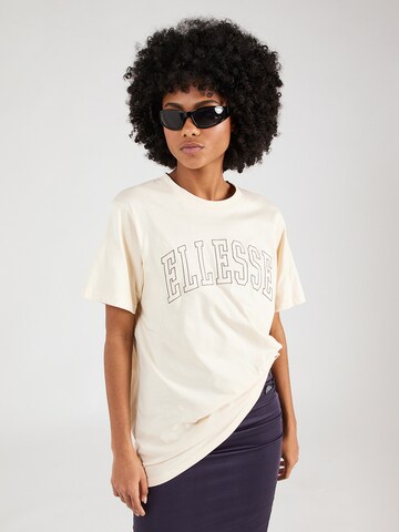 ELLESSE Shirt 'Silvestri' in Beige: voorkant